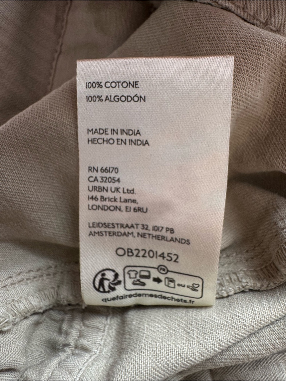 Free People Julien Wide Leg Chino Pants Trouser Chinchilla Streetwear Medium NWT - Picture 11 of 12